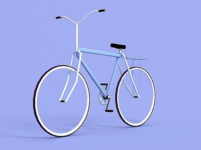 C4D3d輕便自行車模型下載模型