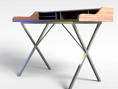 简易木桌模型3d模型