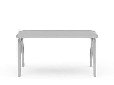 四方木桌模型3d模型