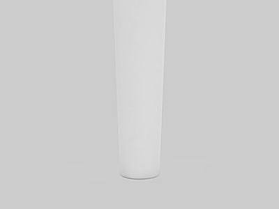 3d乳白圆柱形灯免费模型
