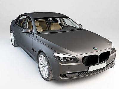 C4D寶馬（BMW）7系汽車模型模型