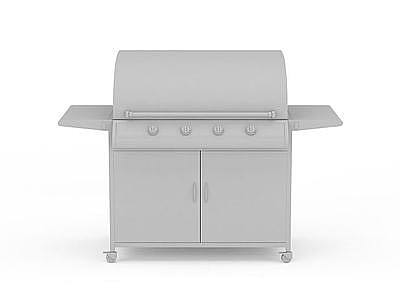 3d厨房烧烤柜免费模型
