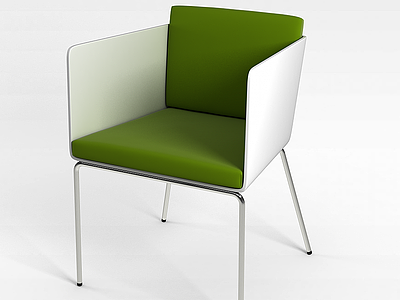 现代绿色椅子模型3d模型