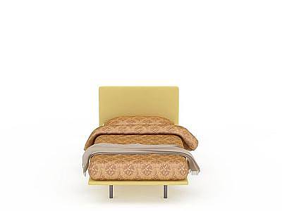 单人沙发床模型3d模型