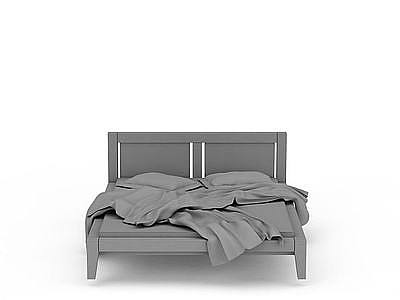 3d简约版硬床免费模型