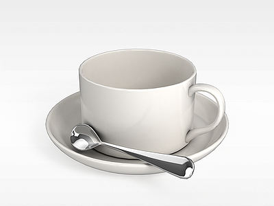 3d陶瓷咖啡杯模型