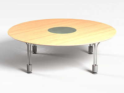 圆形会议桌模型3d模型