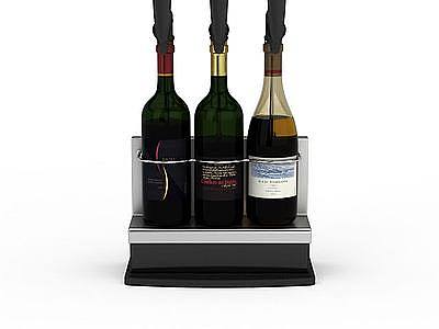 高级红酒模型3d模型