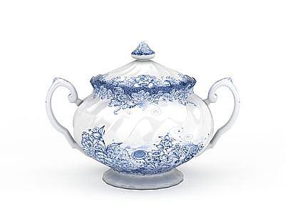 陶瓷茶壺模型3d模型