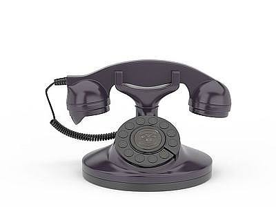 复古电话模型3d模型