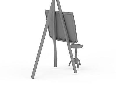 3d美术画板免费模型