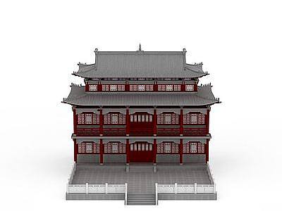 3d古代建筑模型