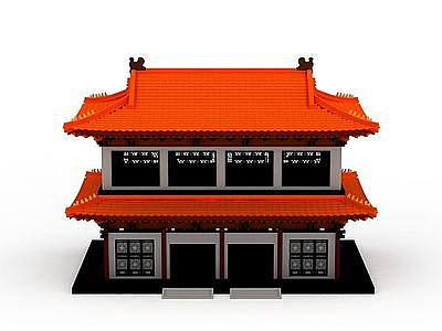 3d古代宫殿模型