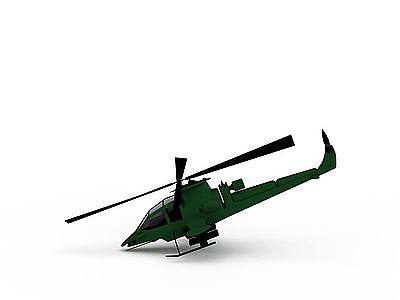 直升飞机模型3d模型