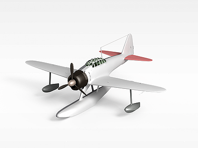 螺旋桨飞机模型3d模型