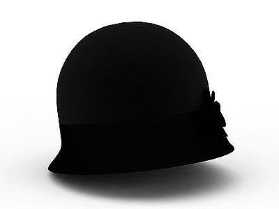 黑色帽子模型