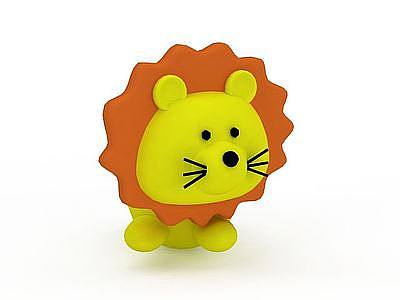 狮子布偶玩具模型3d模型