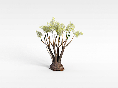 公园景观树模型3d模型