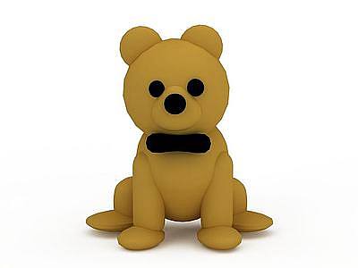 狗熊玩具模型3d模型