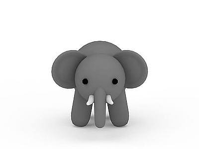 大象玩具模型3d模型