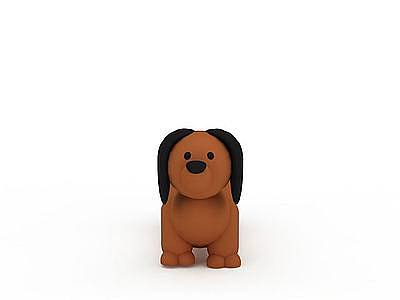 狗玩具模型3d模型