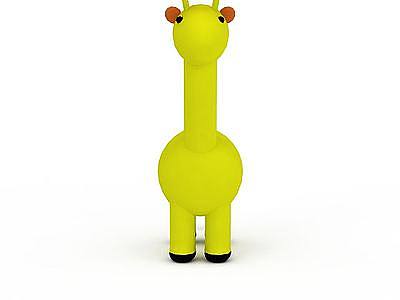 黄色玩具模型3d模型