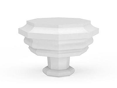 石膏柱头模型3d模型