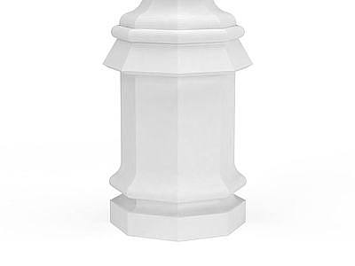 3d石膏柱子构件免费模型