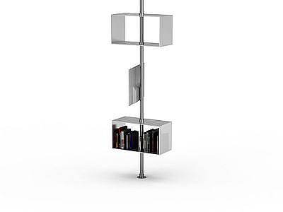 现代书柜模型3d模型