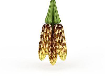 玉米摆设品模型3d模型
