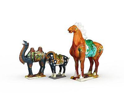 3d骆驼摆设品免费模型