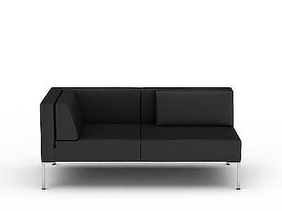 3d创意黑色沙发免费模型