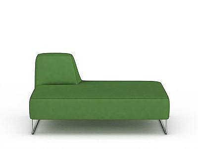 绿色异形沙发模型3d模型