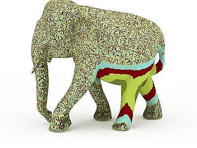 大象摆设品模型3d模型