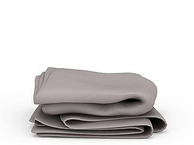灰色毛巾模型3d模型