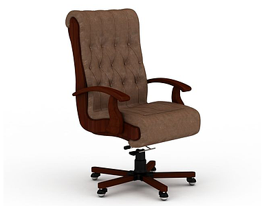 旋转老板椅模型3d模型