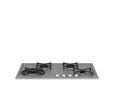 厨房煤气灶模型3d模型