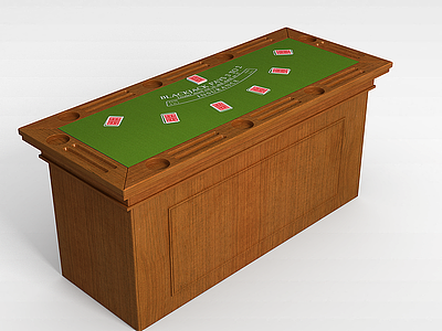 赌博桌模型3d模型