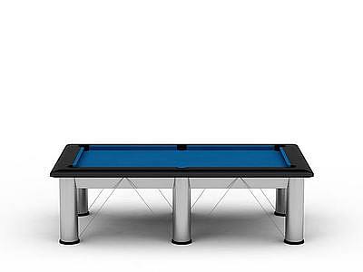 3d室内台球桌免费模型