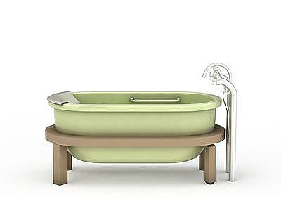 简约浴缸模型3d模型