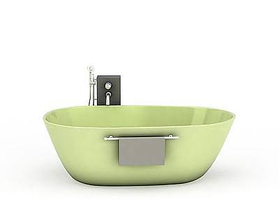 3d简约浴缸免费模型