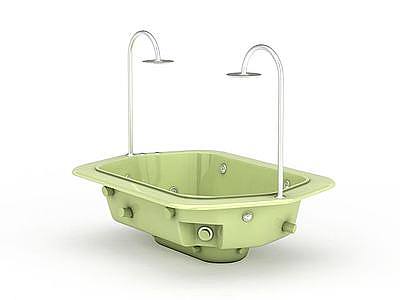 双人浴缸模型3d模型
