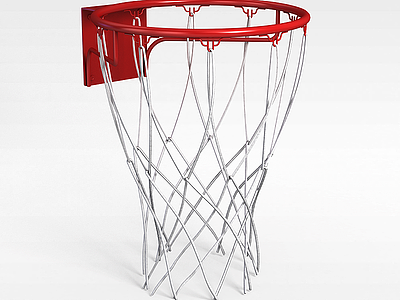 3d室外篮球筐模型
