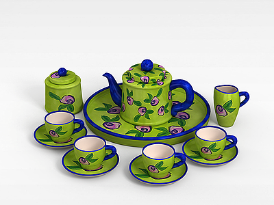 3d陶瓷餐具模型