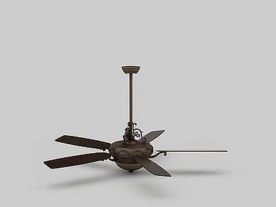 风扇吊灯模型3d模型