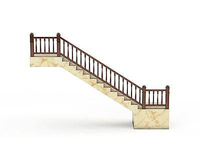 3d大理石楼梯免费模型