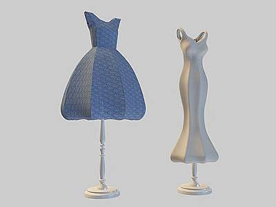 裙子台灯模型3d模型
