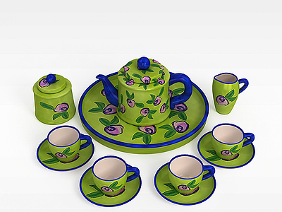 陶瓷茶具模型