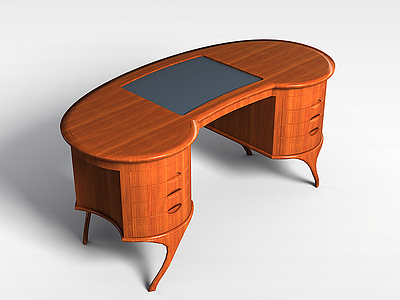办公室桌子模型3d模型