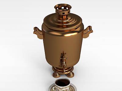 3d水龙头茶壶模型